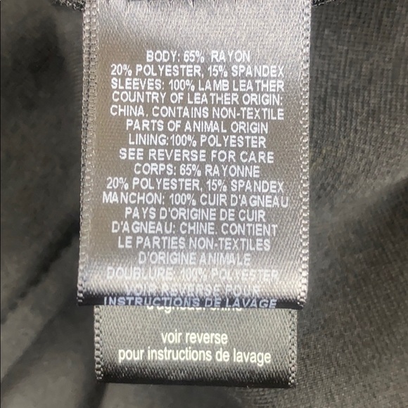 PJK Patterson J Kincaid Leather Sleeve Jacket - Picture 11 of 12